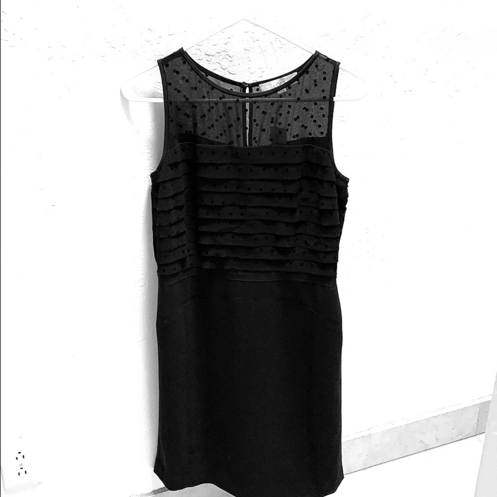 Loft size 2 sleeveless black dress